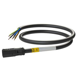 Patchkabel Male-open 4m 5G2,5 zwart Eca VVE=5