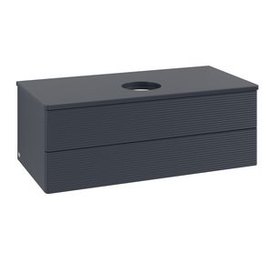 Wastafelonderkast Antao 1000x360x500mm Mid.Blue Matt Lacquer K20110HG