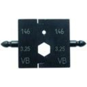 Inzetmatrijs SKT 930455 parallelkr. 6pers 1,46/4,52 3,25VB