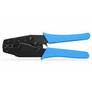 Sperkrimptang geisoleerde kabelschoenen 0,5-2,5mm² ovaalpers