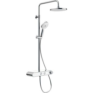 Shower Systems Douchesysteem Chr Wit Hglans 400x524x940mm