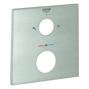 Rozet 49102DC0 supersteel (rvs look)