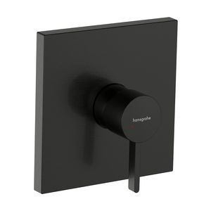 1-hendel douchekraan inbouw Finoris Brushed Black Chrome