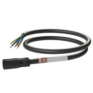 Patchkabel Male-open 2m 5G2,5 zwart Eca VVE=5