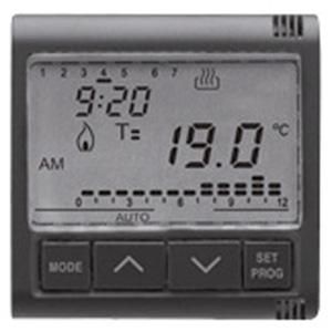 THERMOSTAAT+TIMER DAGELIJKS/WEKELIJKS-230 Vac-50/60 HZ-2 MOD