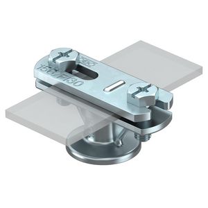 Leidinghouder voor vlakke geleider 30mm zink verzi VVE=100