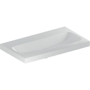 iCon Light wastafel 75x42cm z/kraangat z/overloop wit