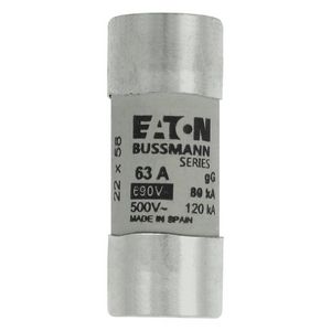 Zekering laagspanning 63A AC 690V 22x58 gL/gG met sl VVE=10