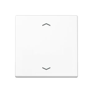 Wip alp. wit met pijl voor KNX F10 tast 1voudig A500