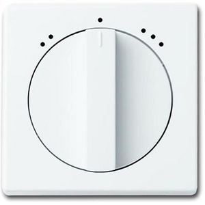 Centraalplaat v inb ventilatorschakelaar 2711U s-studiowit (1740 DRL-84-503)