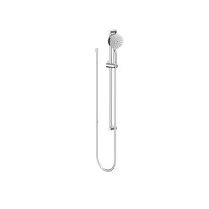 Glijstangcombinatie 800mm chroom handdouche 3 straalsoorten / slang 1500mm
