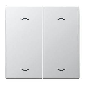 Wip LS-alum.met pijl v.KNX F10 taster 2voudig