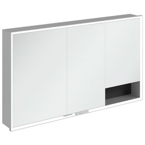 Inbouw-spiegelkast My View+ 1300x750x168mm Volcano Black