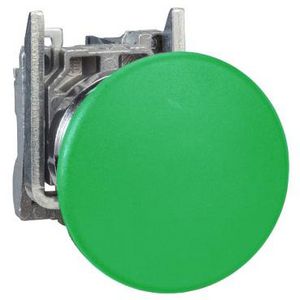 Drukknop 22mm + vuistslagkop 40mm ATEX Groen Harmony XB4