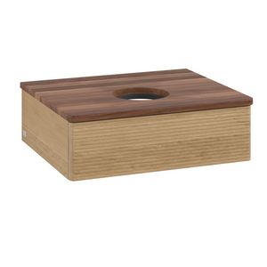 Wastafelonderkast Antao 600x190x500mm Honey Oak L07112HN