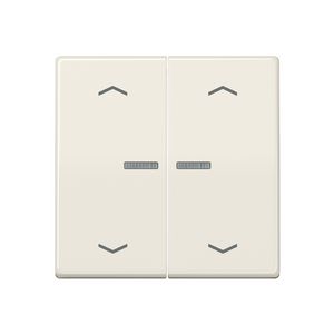 Wip AS500 wit lens&pijl voor KNX F10 taster 2voudig