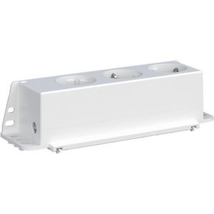 Stopcontact EURO tripple 230 VAC 120gr draaibaar
