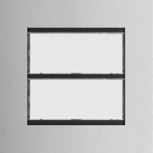 Drukknopmodule 2-voudige 2-draads deurstation elcom.modesta