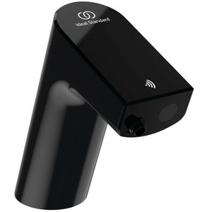 Wastafelkraan z. menging batterij 6 V black onyx Intelliflow