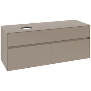Wastafelonderkast Collaro 1400x548x500mm Taupe C04600VM