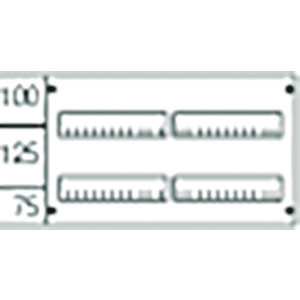 Afdekplaat blind HxB 300x500mm Groen RAL6024