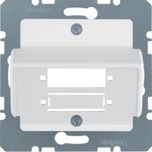 Centraalplaat v LWL-koppelingen Duplex SC polarwit mat