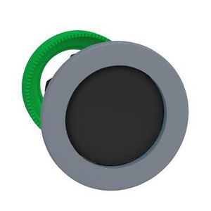 flush mounted black pushbutton head recessed cp grey