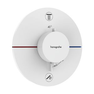 ShowerSelect Comfort S thermostaat afbouwdeel tbv inbouw mat wit