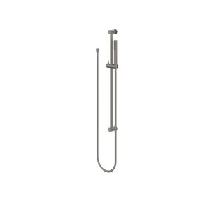 Glijstangcombinatie 800mm geborsteld metal black PVD staafdouche / slang 1500mm