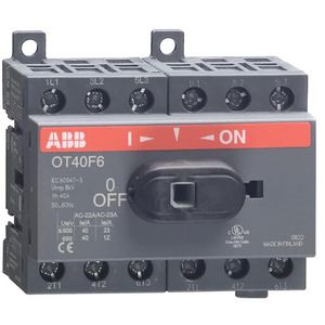 Lastscheider 6P 25 A bodem/DIN-rail montage