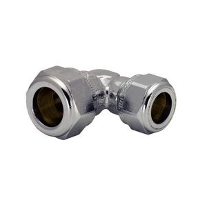 Verloopknie Super knel 22x15mm S1211 DZR (DeZinc. Resistant) vernikkeld k/g
