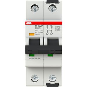 Installatieautomaat M302P-D6,3 MCB
