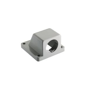 Hoekflens zink PG21 IP68 boorgaten 54x54mm