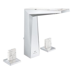 Allure Brilliant Private Collection M-Size 3-Gats Wastafelmengkraan White Attica