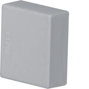 Eindplaat voor goot 15x15mm LF grijs