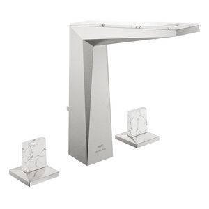 Allure Brilliant Private Collection M-Size 3-Gats Wastafelmengkraan White Attica Supersteel