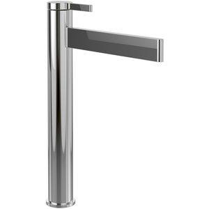 Eengreeps wastafelkraan verhoogd Dawn Brushed Nickel Matt TVW10610615164