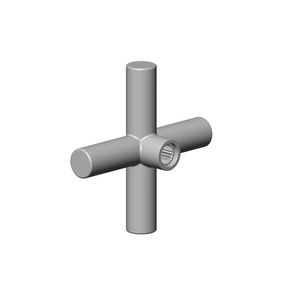 Greep 70x70x22,5mm Goud (23,9kt)