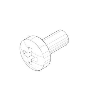 Bevestiging Lenskopschroef met kruisgleuf M4x8mm