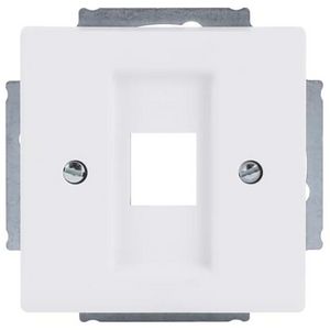 Centraalplaat 1 x MJ 216000-2/216005-4 f-matwit (2561-884)