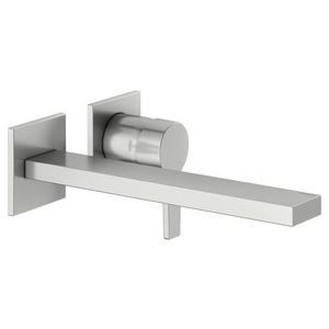 1-hendel wastafelmengkraan opbouwmontage DN 15 rvs finish