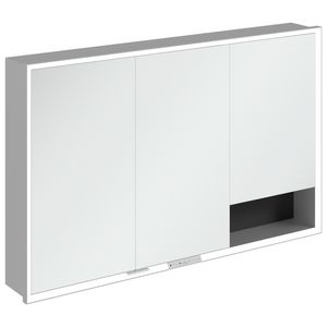 Inbouw-spiegelkast My View+ 1200x750x168mm Volcano Black