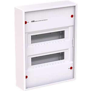 Installatiekast 24M 2R zonder deur RAL9016 AK624N3
