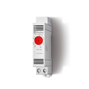 Thermostaat 1 verbreekcontact verwarmingselementen rood