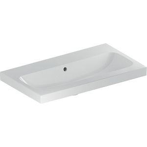 iCon Light wastafel 75x42cm z/kraangat m/overloop wit