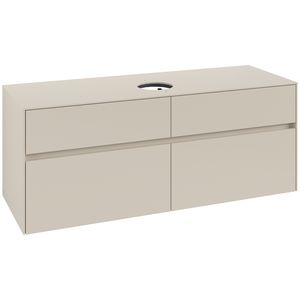 Wastafelonderkast Collaro 1400x548x500mm Cashmere Grey C045B0VN