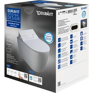 Wandcloset #631002 combipack SensoWash Slim ME by Starck 57cm wit incl. douchezitting