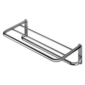 Handdoekplateau 600mm chroom met handdoekrek WYNK