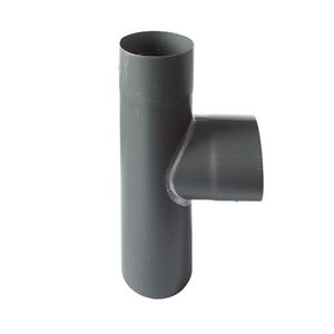 Zinken graphite-grey HWA T-stuk 100mm 90°