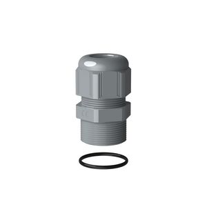 Wartel ISO20 IP68 zonder moer grijs RAL7040